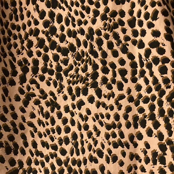 Ulla Johnson NWOT Cotton Ruffled Long Sleeve Blouse in Chettah Print.Size 0. - Picture 3 of 9